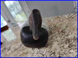 Large 1800s or 1900s hand carved Canvasback Duck Decoy Anchor Bay Lake St. Clair