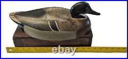 Mallard Duck Decoy WILDFOWLER DECOYS Old Saybrook, CT 15 Repaint Helen Hageman