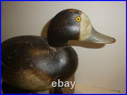 Mason Bluebill Decoy Pair Premier Grade Duck Decoys Original C. 1900