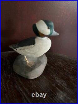 Miniature Bufflehead Decoy Hand Painted Abercrombie and Fitch by George Winters