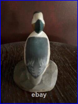 Miniature Bufflehead Decoy Hand Painted Abercrombie and Fitch by George Winters
