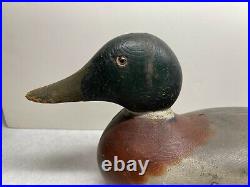 Old Antique Vintage Wood Duck Decoy MASON Mallard Drake