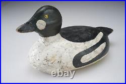 PAIR Vintage Hand Carved Nova Scotia Canada Whistler Drake Duck Decoy Lunenburg