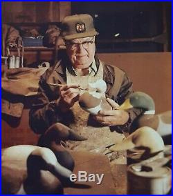 Pair 1980 Paul Gibson Blue -Winged Teal Duck Decoys Havre de Grace Maryland