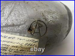 Pair Of Vintage Arthur Pellegrin Hand Carved Ruddy Duck Decoys