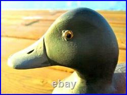 Pair Of Vintage Blue Bill Duck Decoys Drake And Hen
