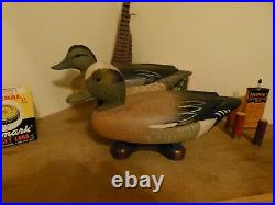 Pair Of Wigeon Decoys By D W Nichol Of Smiths Falls Ont
