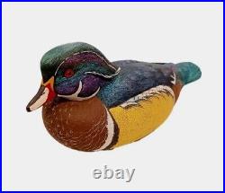 RANDY TULL Vintage Hand Carved Wood Duck Composite Decoy Westwood Creations NEW