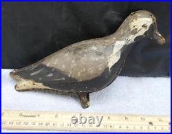 RARE Antique Folding Tin Metal Decoy Bird Target Hunting