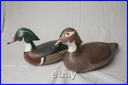 R Madison Mitchell RARE Wood Duck Pair Signed 1982