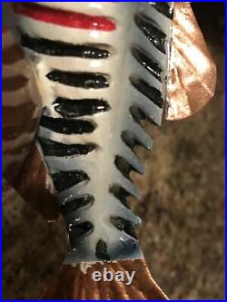 Rare Bruce Garn Bone Head Perch Fish decoy Ice Spearing Fishing Lure