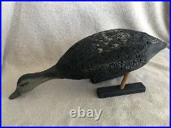 Rare George Soule Magnum Field Stand-up Feeder Black Duck(The Decoy Shop) LLBean