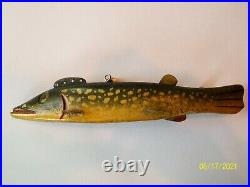 Rare Oscar Peterson Pike Spearing Decoy