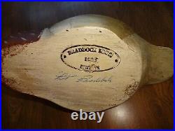 Rare Vintage. Decoy, Wood Duck Signed Les Braddock 1982