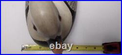 Rare Vintage Duck Decoy Old Squaw by JBC'88 Solid Wood, Beautiful