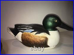 Shoveler duck decoy Chester Wilcox Sacramento CA west coast vintage 1995