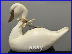 The Stanstead Pine Decoy Collection Goose Hand Crafted in Canada'99 Signed W Tag