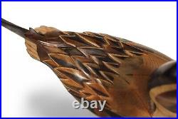 Tom Taber Duck Decoy Woodendare Pintail 1984 Corona Medallion Carved Wood Bird