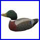 VTG Hand Painted Colored Mallard Duck Decoy Unmarked