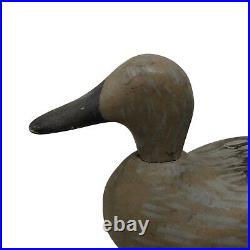 VTG Handpainted Gray Blind Duck Decoy Canvasback