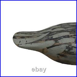 VTG Handpainted Gray Blind Duck Decoy Canvasback