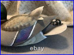 Very Nice Ducks Unlimited 99-2000 Very Detailed Drake Mallard Duck Decoy (4lbs)