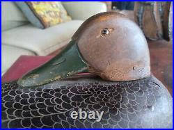 Very Rare 1942 Herters Sleeper Black Duck Decoy