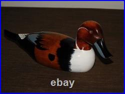 Vintage 11 Long Handcrafted Painted Wood Duck Decoy