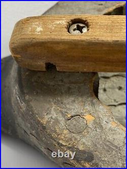 Vintage 1950's Wooden Duck Decoy Hand Crafted Carved 18 Glass Eyes Mallard Hen