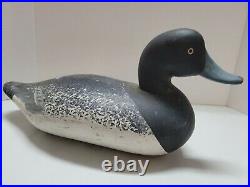 Vintage Black Duck Decoy Signed Charles Bryan