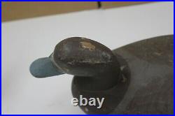 Vintage Brown Duck Decoy Signed Middle River Charles Bryan Pre-Owned 1956