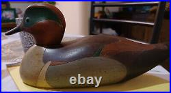 Vintage Bundy & Company Duck Decoy Statue Signed & Excellent Condition Rare