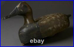 Vintage Canvasback Duck Decoy By Unknown Michigan Carver