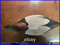 Vintage Canvasback Working Decoy By Wolf River Decoys