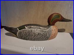 Vintage Carved And Painted Wood Duck Decoy