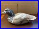 Vintage HARLEQUIN Wooden Duck Decoy Glass eyes Hand carved, hand painted