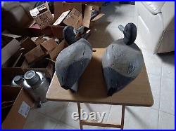 Vintage H H Ackerman Bluebill Duck Decoys. Lot Of 2. Never Been Used