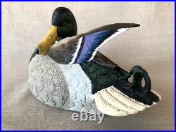 Vintage Hand Carved Hand Painted Mallard Drake Duck, DUCK DECOY
