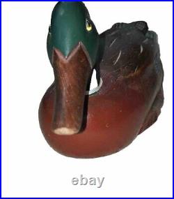Vintage Hand Carved/Painted Wood Duck