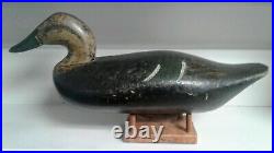 Vintage Hand Carved Wood Folk Art Primitive Duck Decoy