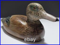 Vintage Hand Made Hand Painted Wooden Duck Decoy