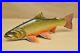 Vintage Harley Ragan Chassell MI 13 Brook Trout Hand Carved Fish Spearing Decoy
