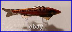 Vintage Heddon Dowagiac Ice Decoy 4 Point Antique Lure. Awesome Repaint. Nice