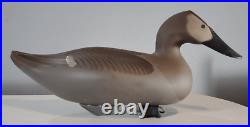 Vintage Hen Canvasback by John Clark Hand Carved Duck Decoy Havre De Grace MD