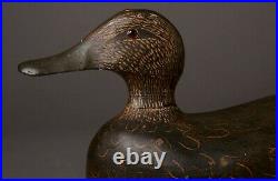 Vintage Jesse Baker Black Duck Decoy Duck Decoy Trenton, Ontario