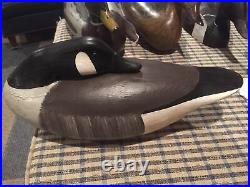 Vintage John Hamilton Original Paint Canada Goose Decoy Sleeper Pose 15 Inch OP