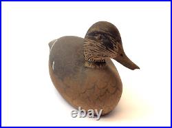 Vintage Ken Harris Woodville New York Small Decorative Duck Decoy