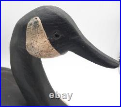 Vintage North Carolina Canada Goose Duck Decoy Signed RLW Romie Waterfield 20