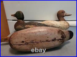 Vintage Primitive Wood Duck Hunting Decoy Lot