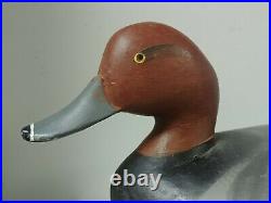 Vintage Redhead Drake Decoy Possibly Unsigned Madison Mitchell